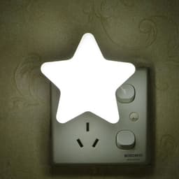image-LED Stars Night Lights EU/US Plug Night Lamp Light Sensor Light Home Decor Bedroom Baby Room Living Room Corridor Lighting