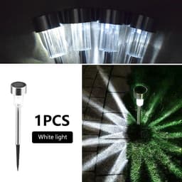 image-Solar Outdoor Lights 7 Color Garden Lights Waterproof Landscape Path Yard Backyard Lawn Patio Decorative Led Lamp