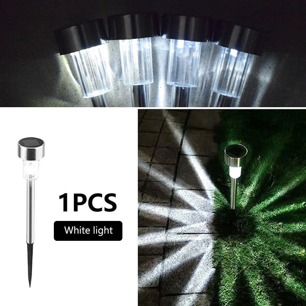 image-Solar Outdoor Lights 7 Color Garden Lights Waterproof Landscape Path Yard Backyard Lawn Patio Decorative Led Lamp