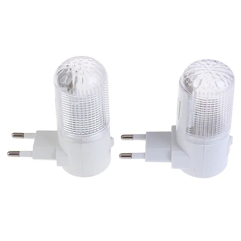 image-2pcs Emergency Light Wall Lamp Home Lighting LED Night Light EU Plug Bedside Lamp Wall Mounted Energy-efficient 4 LEDs 3W