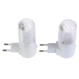 image-2pcs Emergency Light Wall Lamp Home Lighting LED Night Light EU Plug Bedside Lamp Wall Mounted Energy-efficient 4 LEDs 3W