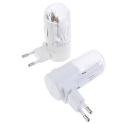image-2pcs Emergency Light Wall Lamp Home Lighting LED Night Light EU Plug Bedside Lamp Wall Mounted Energy-efficient 4 LEDs 3W