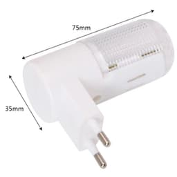 image-2pcs Emergency Light Wall Lamp Home Lighting LED Night Light EU Plug Bedside Lamp Wall Mounted Energy-efficient 4 LEDs 3W