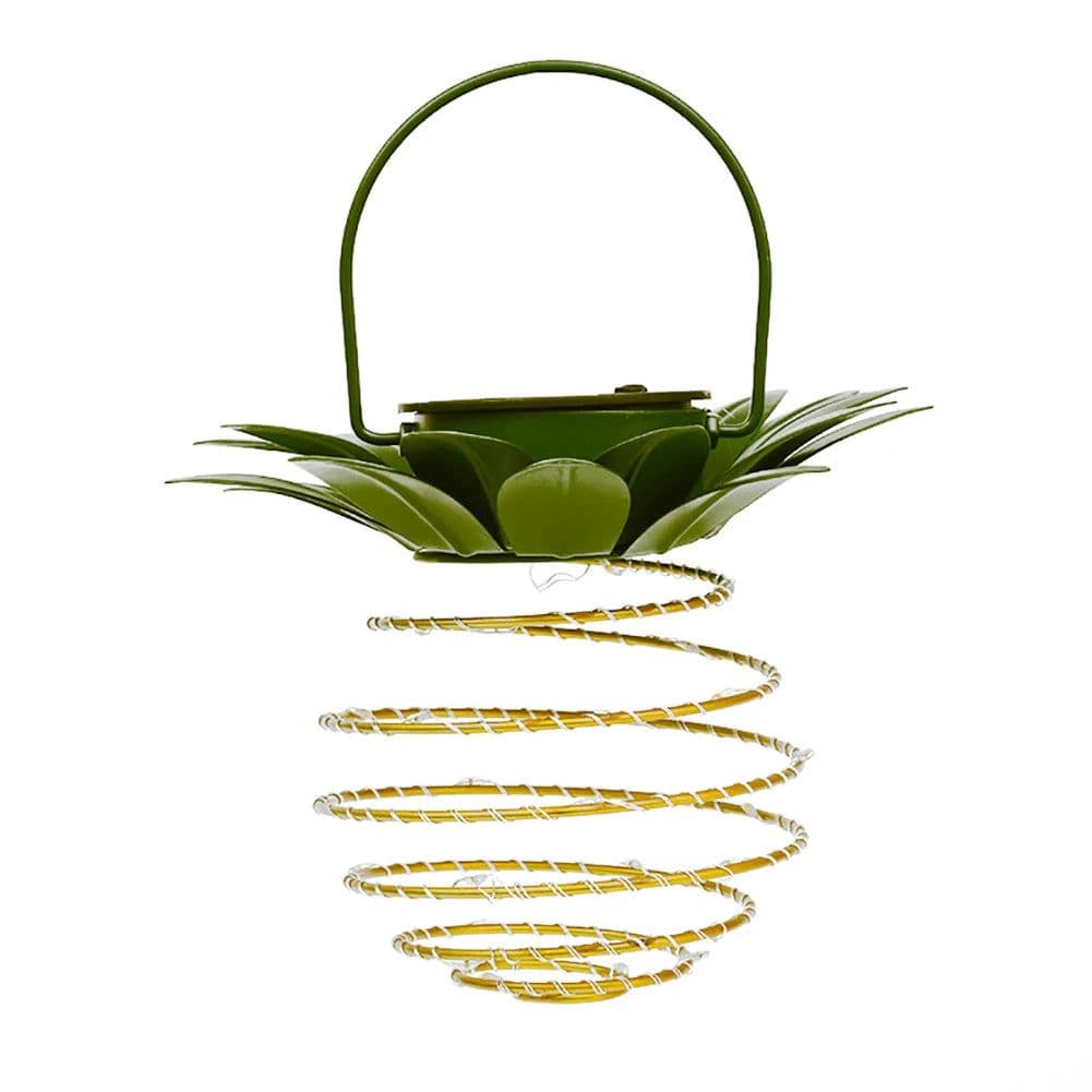 image-Solar Spiral Lights, Creative Iron Art Lanterns, LED Hanging Decorative Lamp for Outdoor, Garden, Patio, Porch, Path, Yard