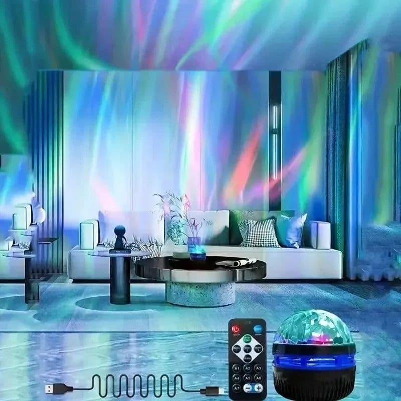 image-1pc Galaxy Projection Night Light Led Table Lamp Disco Stage Light Home Theater Ceiling Room Decor Christmas Gift USB Powered