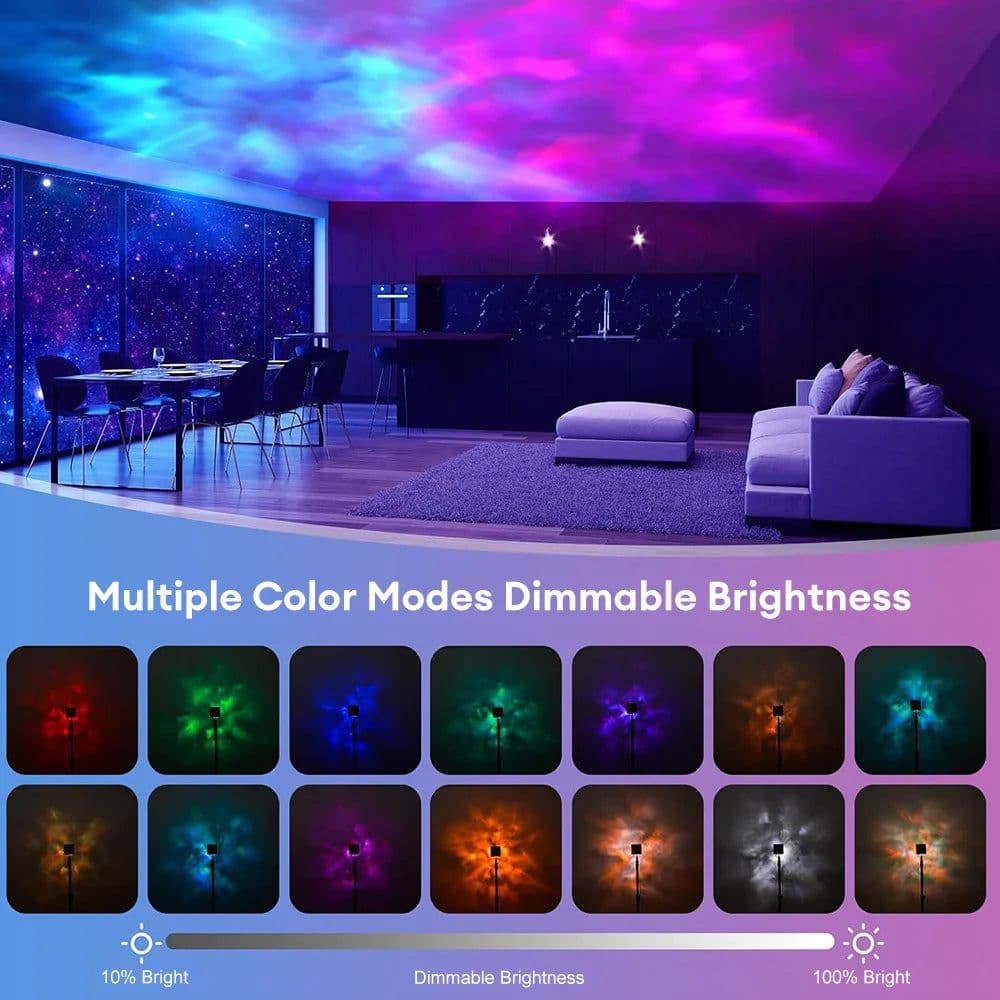 image-Rotating Water Ripple Night Light Projector Crystal Lamp Decoration Home Bedroom Holiday Gift Sunset Lights with Remote Control