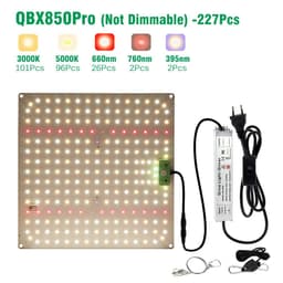 image-Dimmable Full Spectrum LED Grow Light SAMSUNG LM281B Chip Quantum Lamp 65W 85W 100W 120W 150W Lamp For Plant With VEG/BLOOM Mode