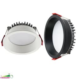 image-Recessed Anti-glare LED COB Downlight 18W 24W Dimmable 85-265V Ceiling Lamp Spot Light 12W 15W Home Living Room Bedroom Lighting