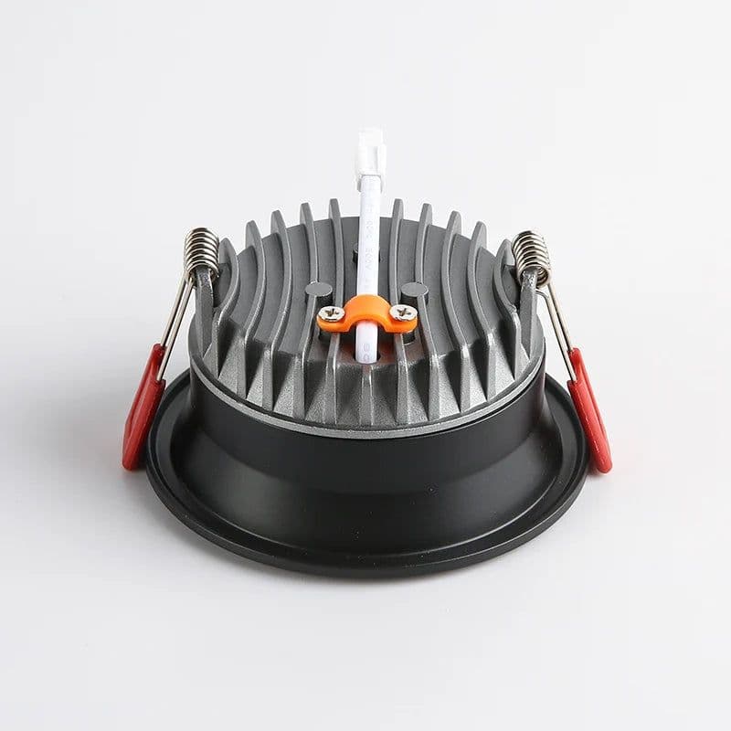 image-Recessed Anti-glare LED COB Downlight 18W 24W Dimmable 85-265V Ceiling Lamp Spot Light 12W 15W Home Living Room Bedroom Lighting