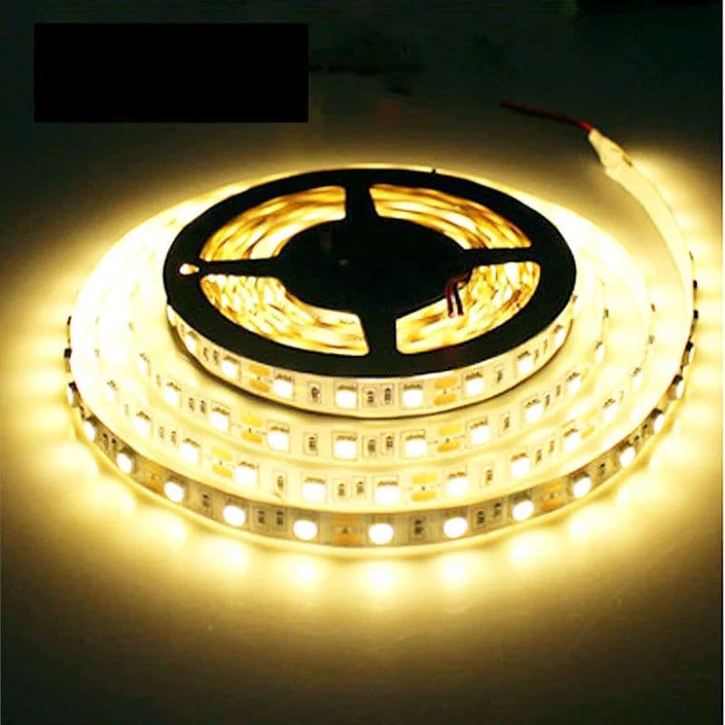 image-Led Strip 12V Waterproof SMD2835 DC 300Led/ 5M 4/3/2/1M white flexible tape lamp tira Led fita led light rgb line stripe