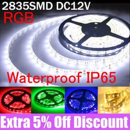image-Led Strip 12V Waterproof SMD2835 DC 300Led/ 5M 4/3/2/1M white flexible tape lamp tira Led fita led light rgb line stripe