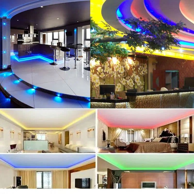 image-Led Strip 12V Waterproof SMD2835 DC 300Led/ 5M 4/3/2/1M white flexible tape lamp tira Led fita led light rgb line stripe