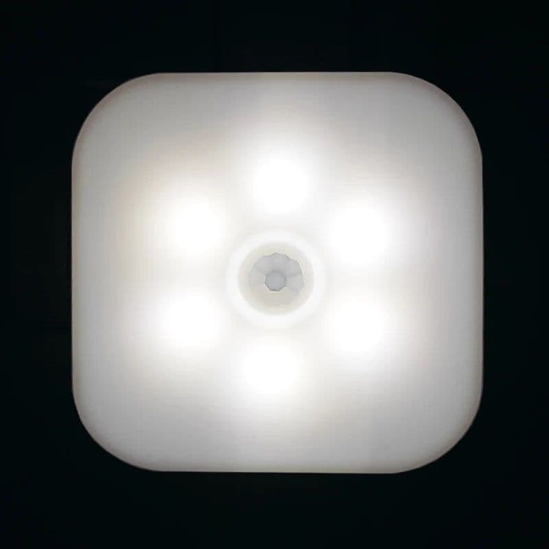 image-Night Light With EU Plug Smart Motion Sensor LED Night Lamp Motion Sensor Light Home Staircase Closet Aisle WC Bedside Lamp A7