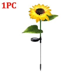 image-Solar Lights Outdoor Garden Decor Sunflower Ligts Waterproof Solar Outdoor Lamp Decorative Lights for Path Garden Patio Backyard