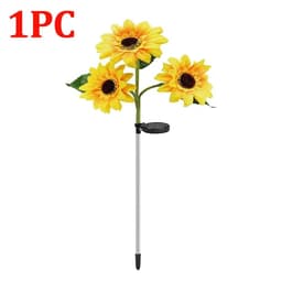 image-Solar Lights Outdoor Garden Decor Sunflower Ligts Waterproof Solar Outdoor Lamp Decorative Lights for Path Garden Patio Backyard