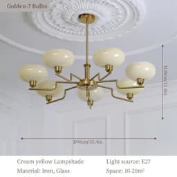 image-Vintage Living Room Ceiling Lamp Dining Table Kitchen Led Ceiling Chandelier Sugar Bedroom Pendant Lights Home Decoration Lustre