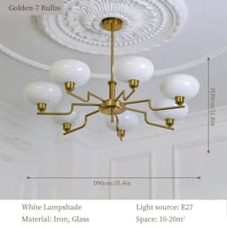 image-Vintage Living Room Ceiling Lamp Dining Table Kitchen Led Ceiling Chandelier Sugar Bedroom Pendant Lights Home Decoration Lustre