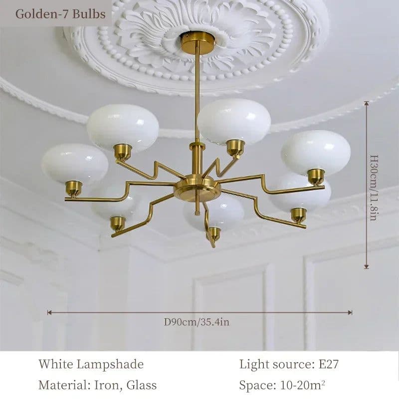 image-Vintage Living Room Ceiling Lamp Dining Table Kitchen Led Ceiling Chandelier Sugar Bedroom Pendant Lights Home Decoration Lustre