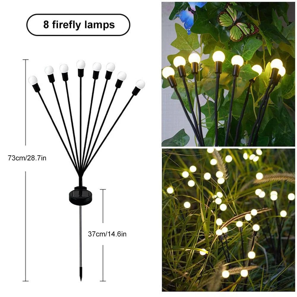 image-8/10LED Solar Light Outdoor Waterproof Garden Decoration Landscape Lights Firefly Garden Lamp Courtyard Garden Decor