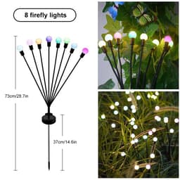 image-8/10LED Solar Light Outdoor Waterproof Garden Decoration Landscape Lights Firefly Garden Lamp Courtyard Garden Decor