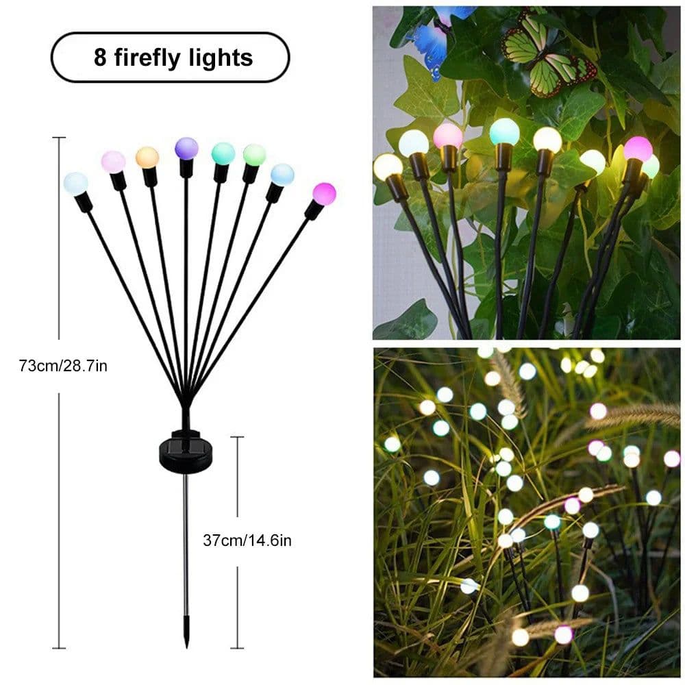 image-8/10LED Solar Light Outdoor Waterproof Garden Decoration Landscape Lights Firefly Garden Lamp Courtyard Garden Decor