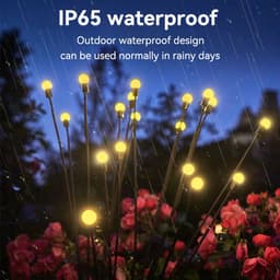 image-8/10LED Solar Light Outdoor Waterproof Garden Decoration Landscape Lights Firefly Garden Lamp Courtyard Garden Decor
