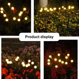 image-8/10LED Solar Light Outdoor Waterproof Garden Decoration Landscape Lights Firefly Garden Lamp Courtyard Garden Decor