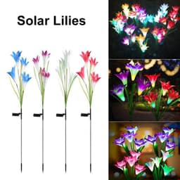 image-8/10LED Solar Light Outdoor Waterproof Garden Decoration Landscape Lights Firefly Garden Lamp Courtyard Garden Decor