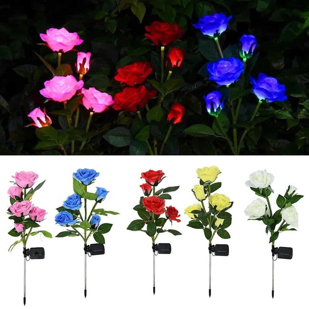 image-8/10LED Solar Light Outdoor Waterproof Garden Decoration Landscape Lights Firefly Garden Lamp Courtyard Garden Decor