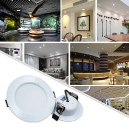 image-LED Downlight Recessed Ceiling Spotlight AC 220V 3W 5W 7W 9W 12W 15W Round Ceiling Spots Lamp For Livingroom Kitchen Bathroom