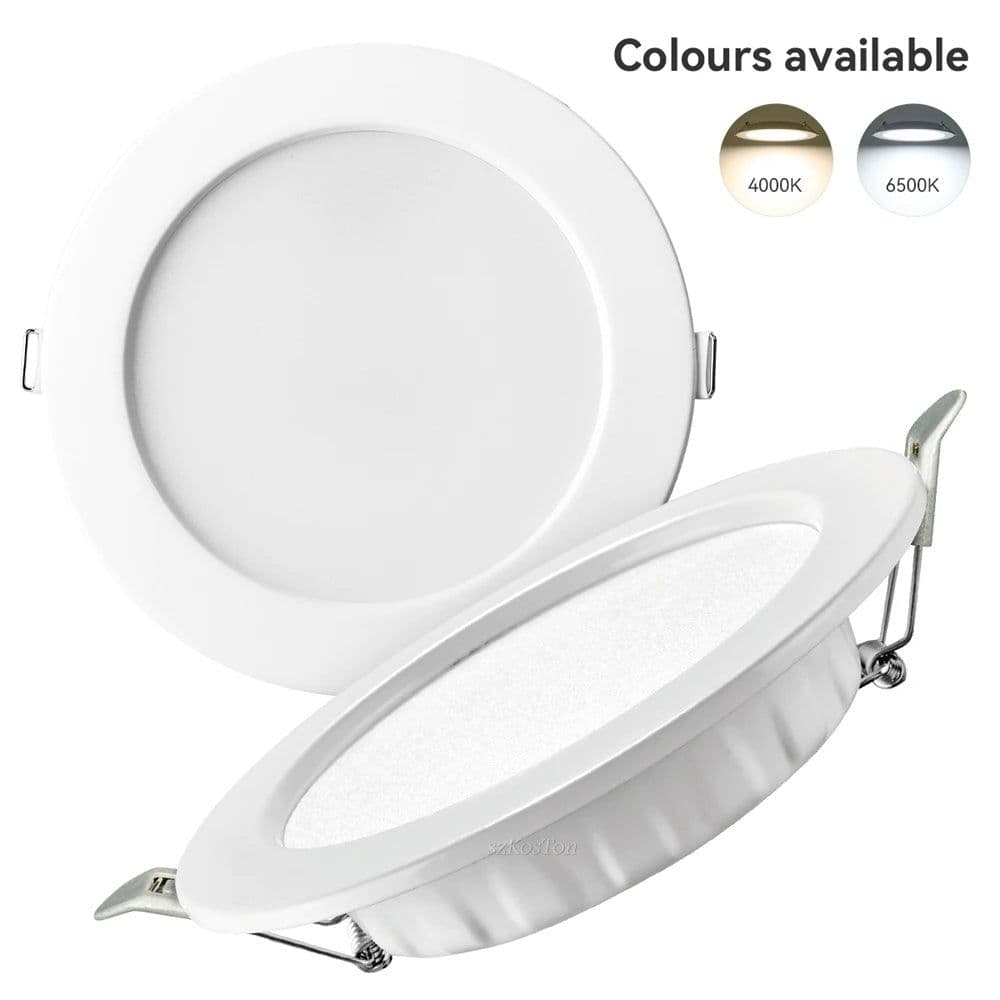 image-LED Downlight Recessed Ceiling Lamp 5W 7W 9W 12W 20W AC220V Cold White LED Spotlight for Living Room Corridor Bathroom Kitchen