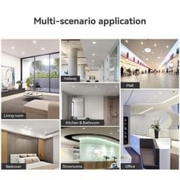 image-LED Downlight Recessed Ceiling Lamp 5W 7W 9W 12W 20W AC220V Cold White LED Spotlight for Living Room Corridor Bathroom Kitchen