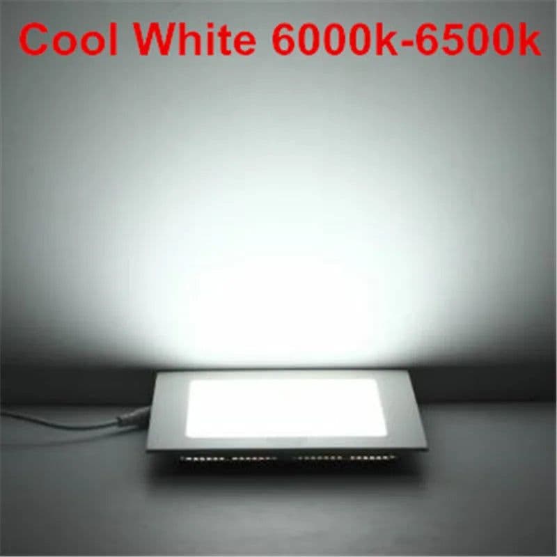 image-25W Square LED Panel Light Recessed Kitchen Bathroom Ceiling Lamp AC85-265V LED Downlight Warm White/Cool White Free shipping