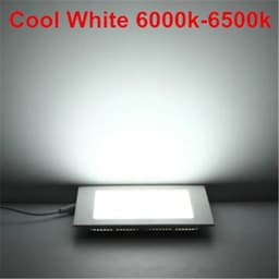 image-25W Square LED Panel Light Recessed Kitchen Bathroom Ceiling Lamp AC85-265V LED Downlight Warm White/Cool White Free shipping