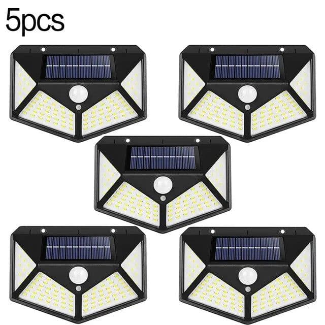 image-100 LED Solar Wall Lights Outdoor Solar Lamp Waterproof Motion Sensor Solar Powered Sunlight Street Light for Garden Decoration