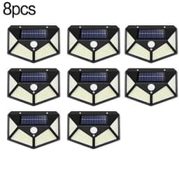image-100 LED Solar Wall Lights Outdoor Solar Lamp Waterproof Motion Sensor Solar Powered Sunlight Street Light for Garden Decoration