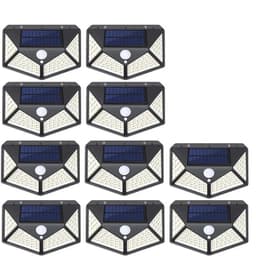 image-100 LED Solar Wall Lights Outdoor Solar Lamp Waterproof Motion Sensor Solar Powered Sunlight Street Light for Garden Decoration