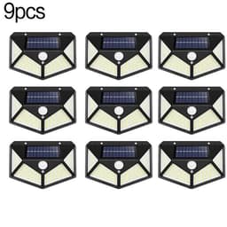 image-100 LED Solar Wall Lights Outdoor Solar Lamp Waterproof Motion Sensor Solar Powered Sunlight Street Light for Garden Decoration