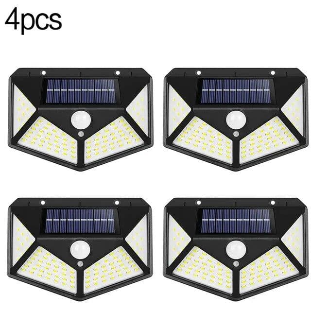 image-100 LED Solar Wall Lights Outdoor Solar Lamp Waterproof Motion Sensor Solar Powered Sunlight Street Light for Garden Decoration