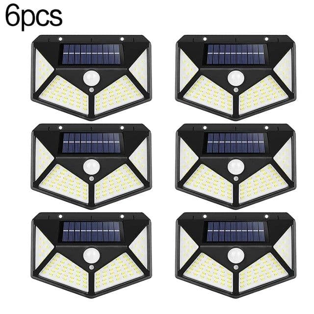 image-100 LED Solar Wall Lights Outdoor Solar Lamp Waterproof Motion Sensor Solar Powered Sunlight Street Light for Garden Decoration