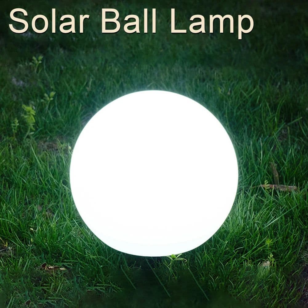 image-Solar LED Ball Lights Color Changing Outdoor IP65 Waterproof Garden Solar Globe Lamp For Lawn Patio Pathway Yard Decoration