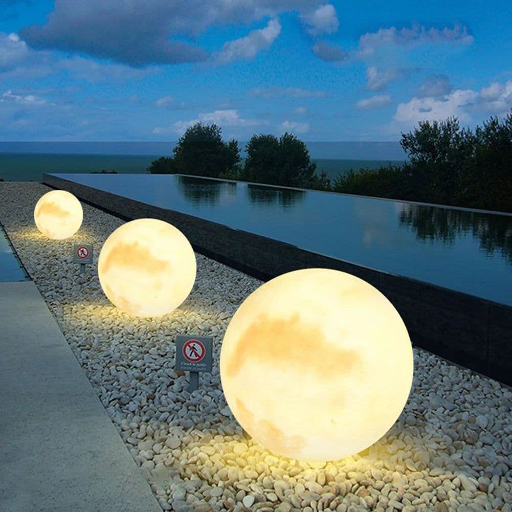 image-Solar LED Ball Lights Color Changing Outdoor IP65 Waterproof Garden Solar Globe Lamp For Lawn Patio Pathway Yard Decoration