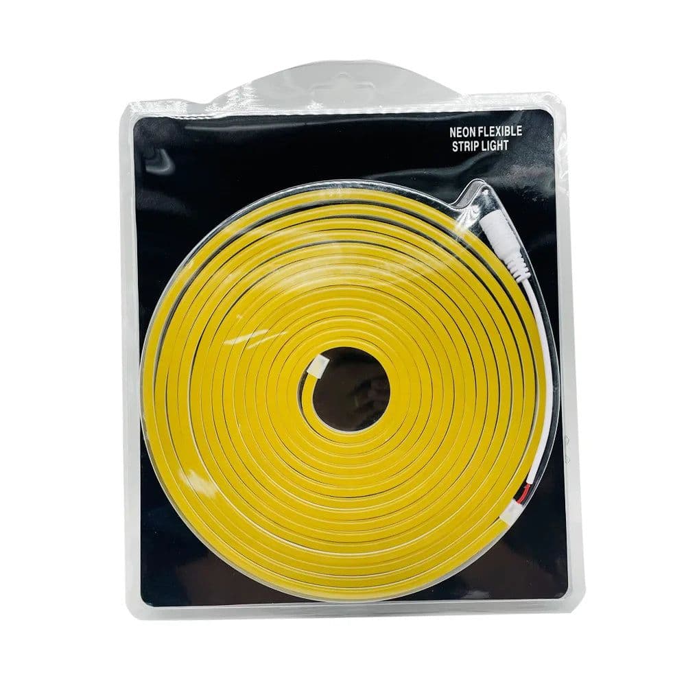 image-12V Flexible Led Neon Strip Lights With DC Connector Outdoor Waterproof Christmas Living Gaming Room Decor Home Decoration Lamp