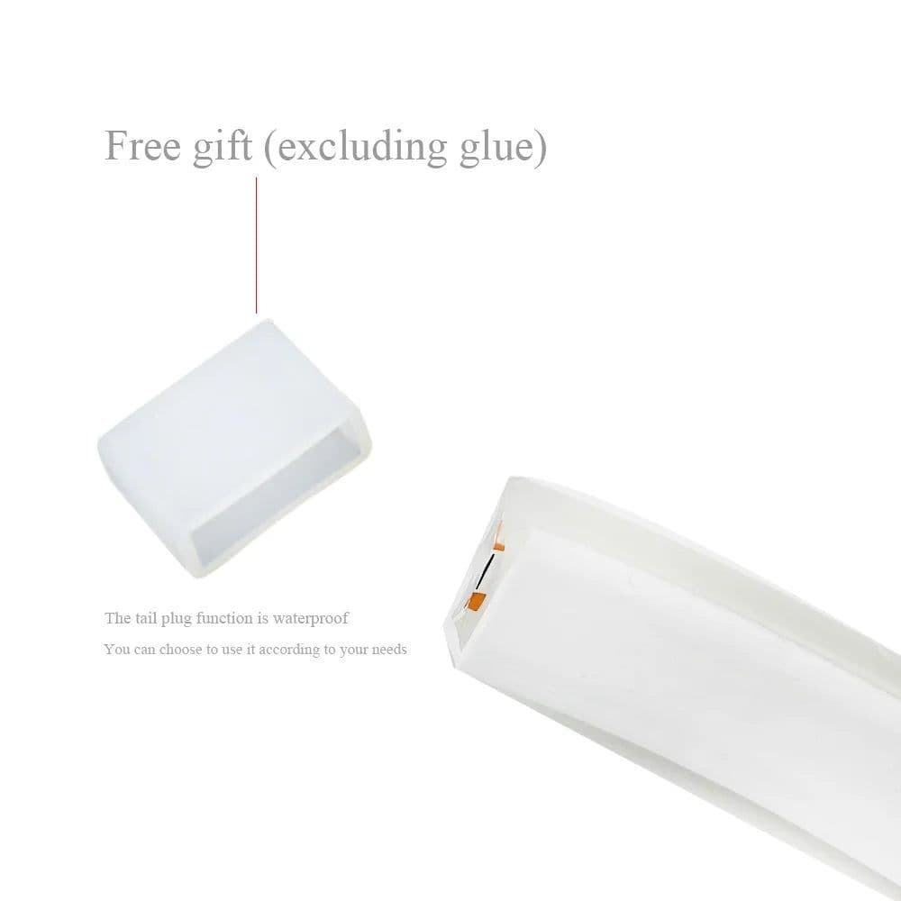 image-12V Flexible Led Neon Strip Lights With DC Connector Outdoor Waterproof Christmas Living Gaming Room Decor Home Decoration Lamp