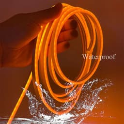 image-12V Flexible Led Neon Strip Lights With DC Connector Outdoor Waterproof Christmas Living Gaming Room Decor Home Decoration Lamp