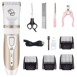 image-Factory direct professional pet hair clipper hair clipper for cats and pets does not hurt the skin rechargeable dog hair shaver