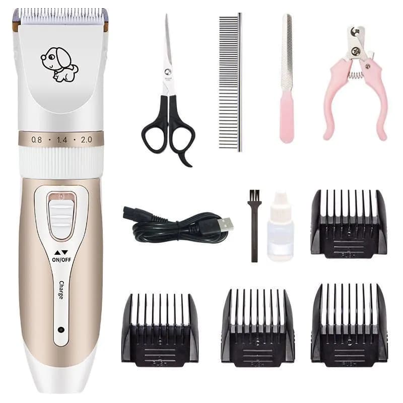image-Factory direct professional pet hair clipper hair clipper for cats and pets does not hurt the skin rechargeable dog hair shaver