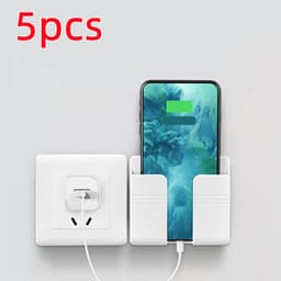 image-Mobile Phone Charging Storage Rack Punch-free Sticky Storage Box