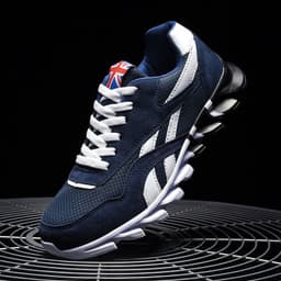 image-Miyuki Sports Shoes - White Red Stripe Running Casual
