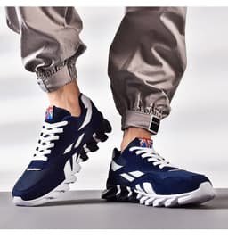 image-Miyuki Sports Shoes - White Red Stripe Running Casual